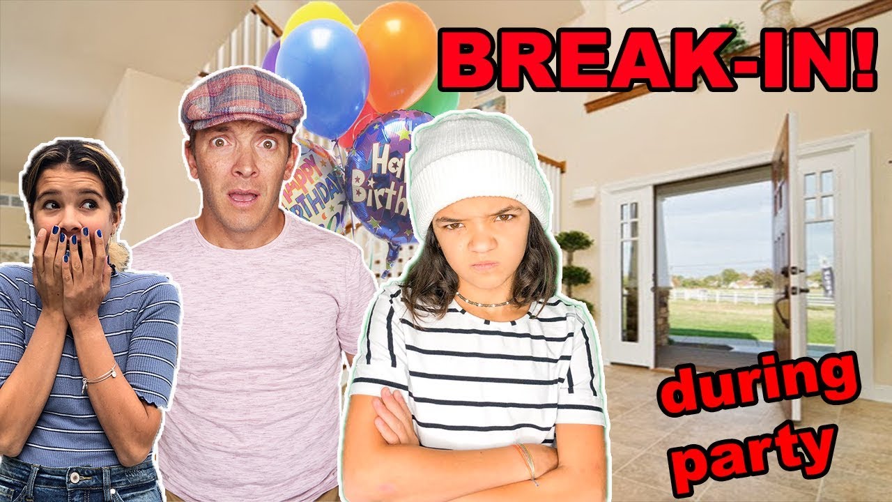 Someone BROKE INTO our HOUSE during Rykel's BIRTHDAY PARTY!