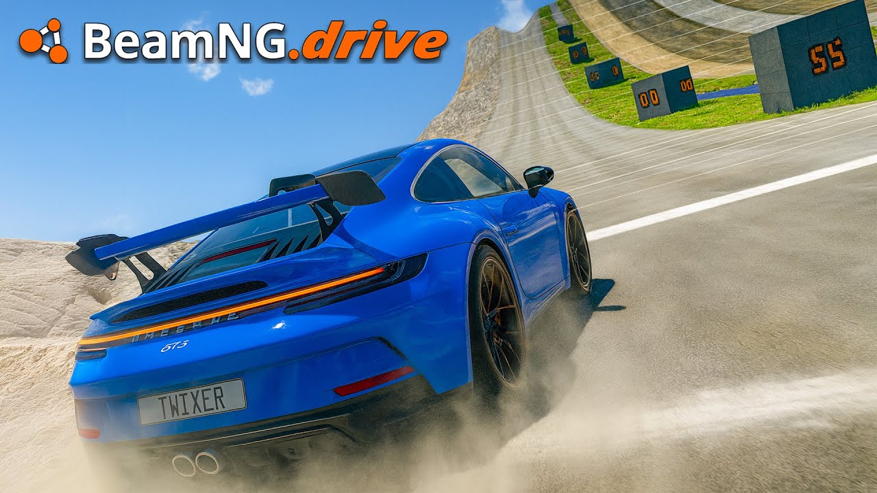 ¡Deportivos subiendo RAMPA IMPOSIBLE! | BeamNG.Drive