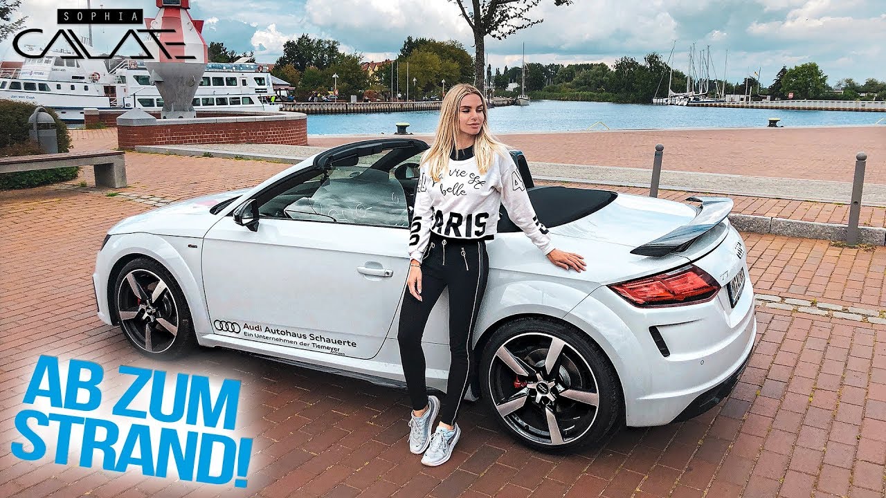 Mit dem Audi TT Roadster zum geheimen Waldstrand!