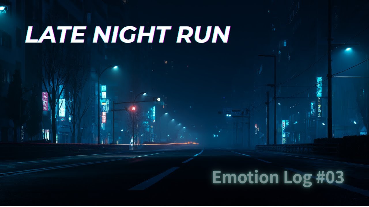 Late Night Run 🌙 Calm AI Running BGM | Emotion Log #03 – MIO