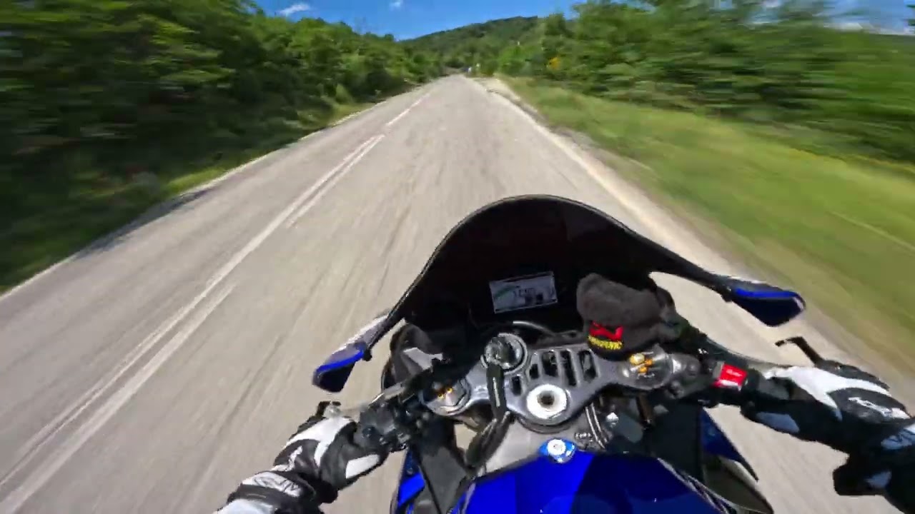 SPEED RUN BOCCA SERIOLA WHITH YAMAHA R1⚠️