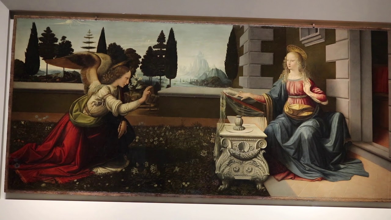New Leonardo room at the Uffizi Gallery, Florence