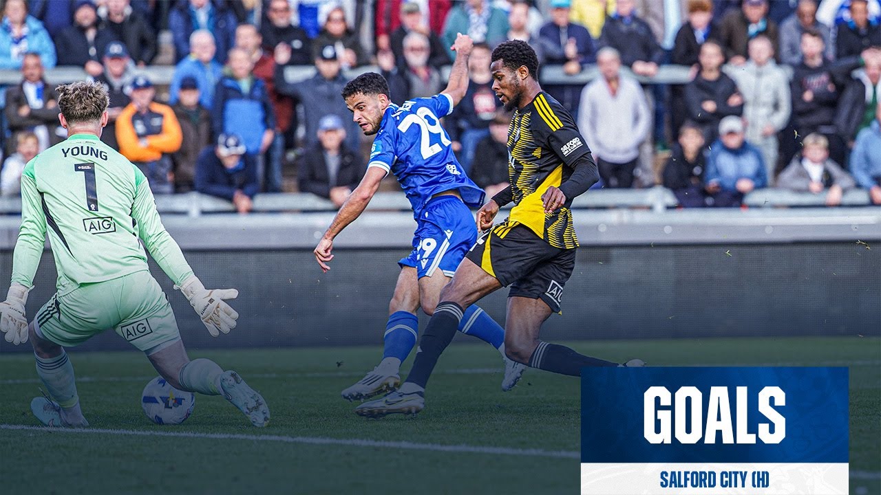 Goals | Bristol Rovers 2-1 Salford City