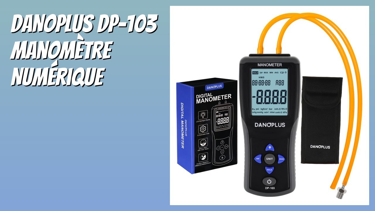AVIS (2026): DANOPLUS DP-103 Manom&egrave;tre Num&eacute;rique. D&Eacute;TAILS