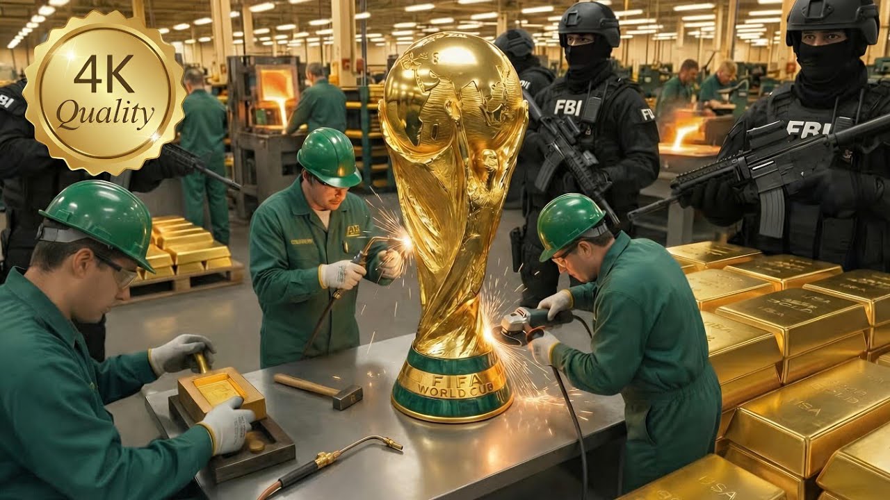 Inside the $20M Gold Icon: How the FIFA World Cup 2026 Trophy is Precisely Cast (Full Process)