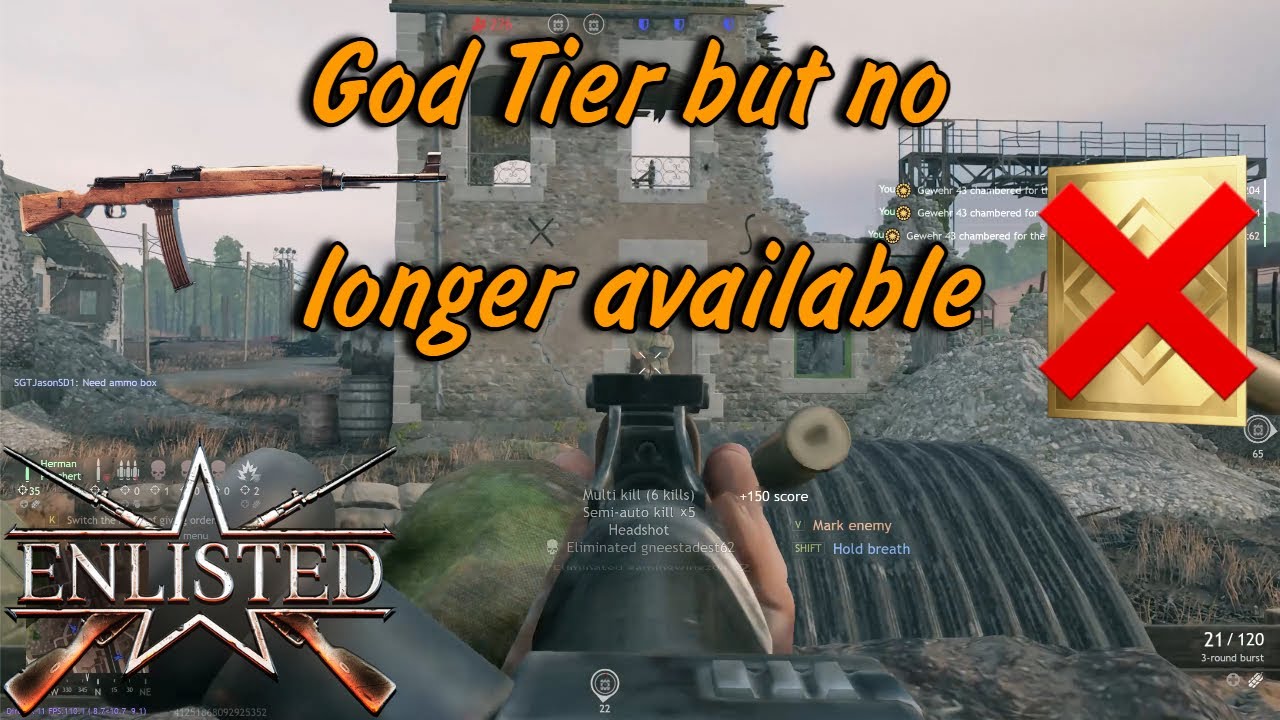 The Best weapon in the game: G43 Kurz - Enlisted