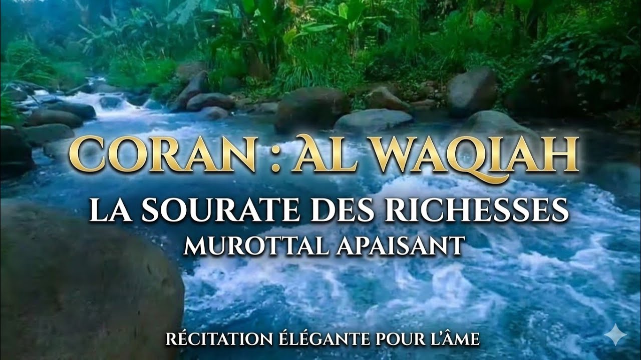 🌿Sourate Al-Waqiah complète Pour les bénédictions et la subsistance | Récitation apaisante du Coran