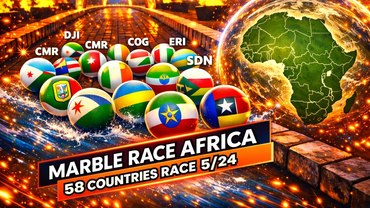 The Fight for Africa! 🏆 F1 Marble Race S3: Race 5/24 (ASMR)