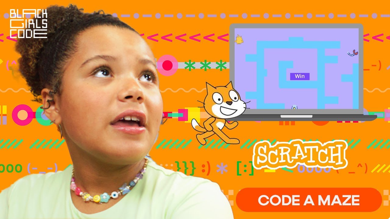 🧩🎮 Code a Maze Game in Scratch! | Collect-A-Robot Challenge | Code Along Jr.