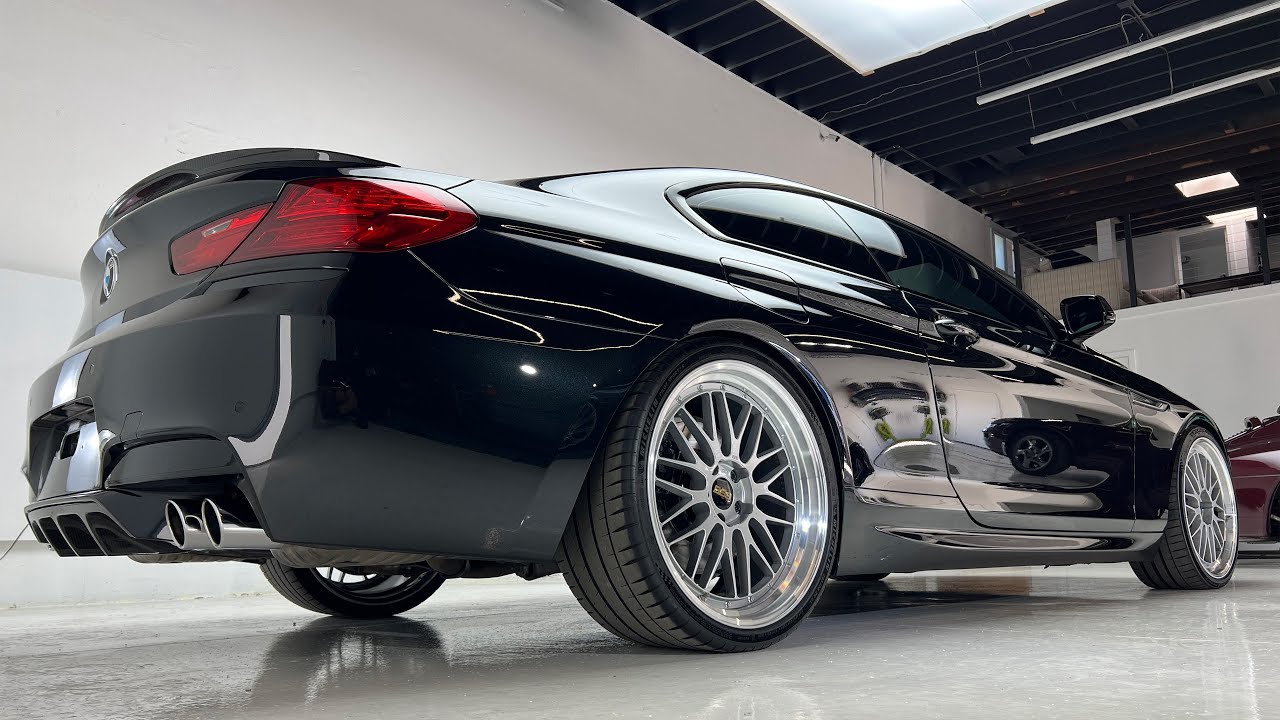 Wash, Detailing, & Ceramic Coating BMW 640i on BBS LMs