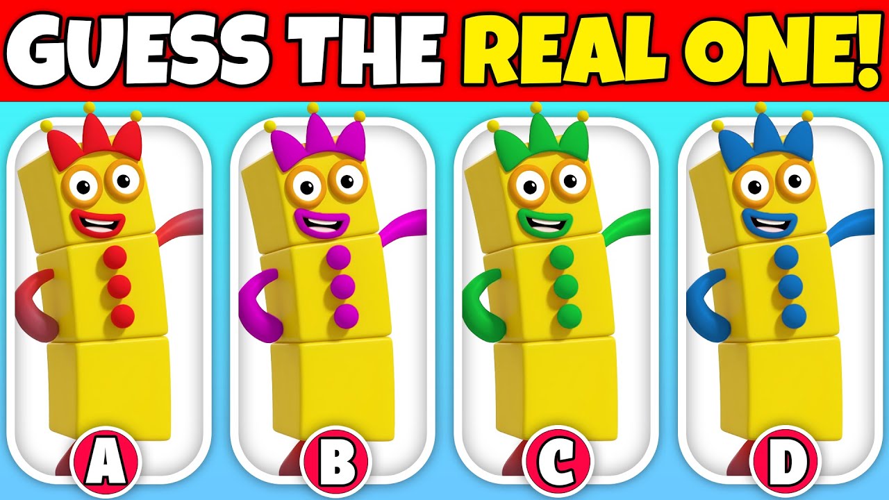 Guess the REAL Three! 🔢 Numberblocks Movie Quiz & Their Favorite Thinhgs | Three, One, Two