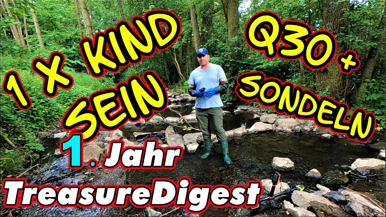 Sondeln tief im Bach mit dem Quest Q 30 | Schatzsuche