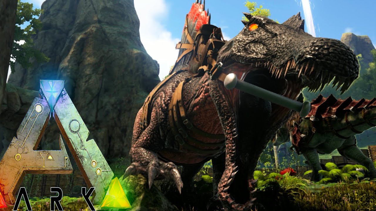 Ark Survival Evolved - Укрощение Альфа-Спинозавра, Небесное Обнаружение - Модифицированное Выжива...