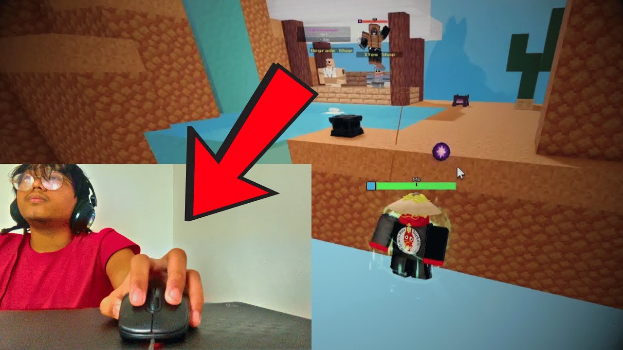Видео HANDCAM, которое заставит МАКРО-ИГРОКОВ бросить играть.. (Roblox Bedwars)