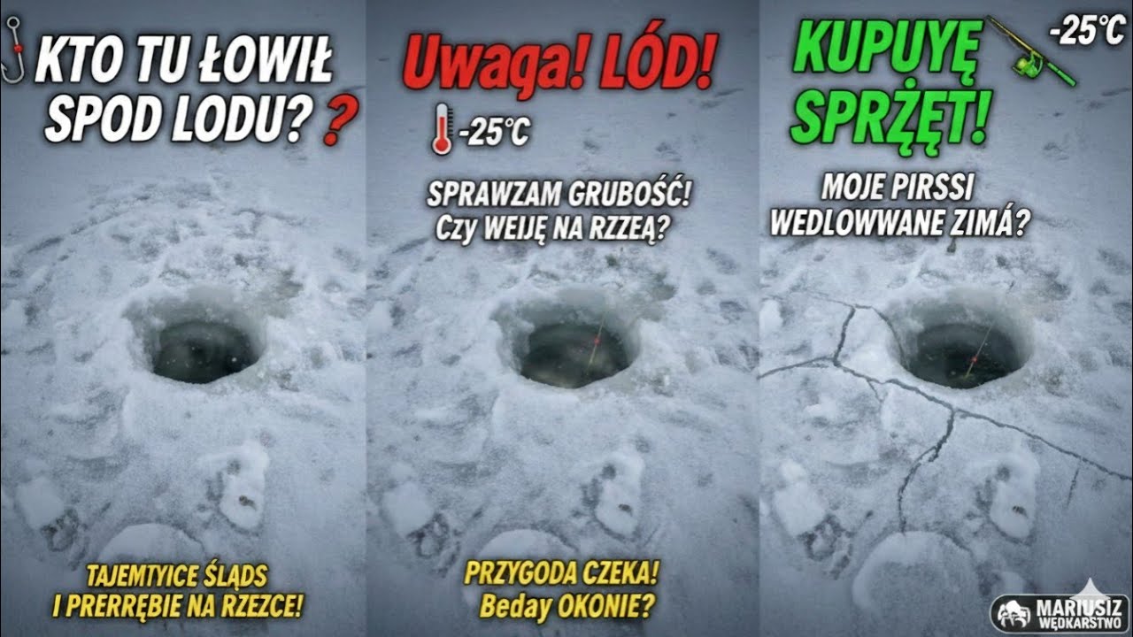 Czy kiedyś będę łowił ryby z pod lodu. Czas pokaże pozdrawiam.