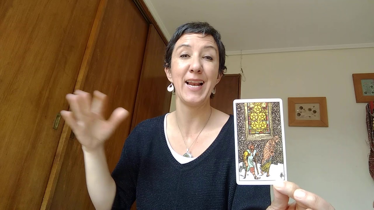 Cinco de Oros invertido como Carta Guía