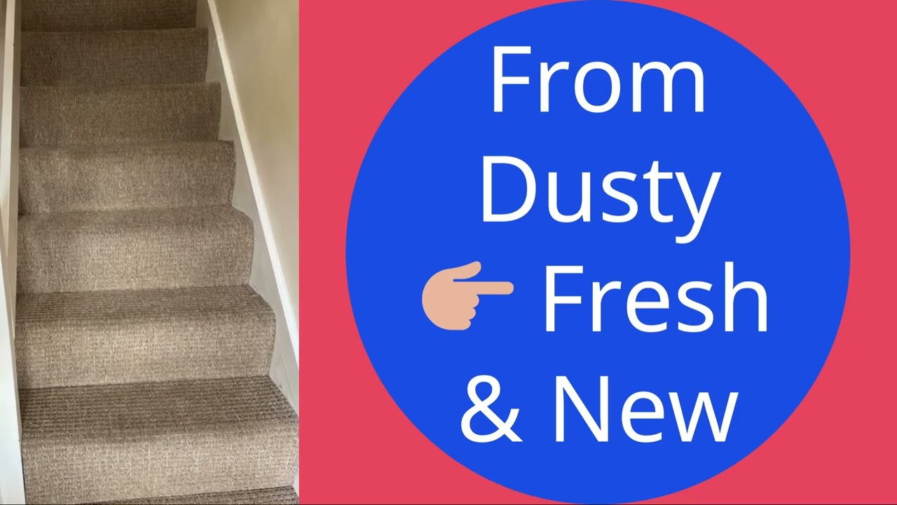 Satisfying Stairs Cleaning | Upholstery Deep Clean in London 🧼✨