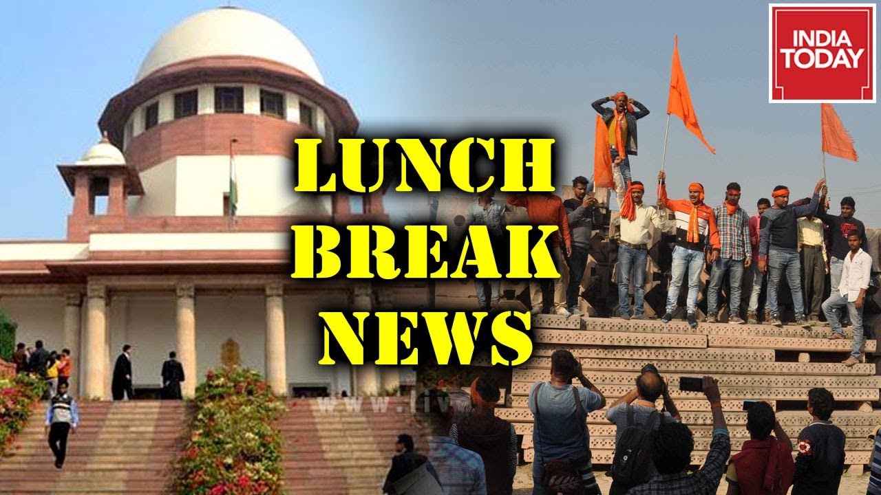 Lunch Break : SC Sets 18 Oct Deadline For Ayodhya Case, Possible Verdict Before CJI Retires
