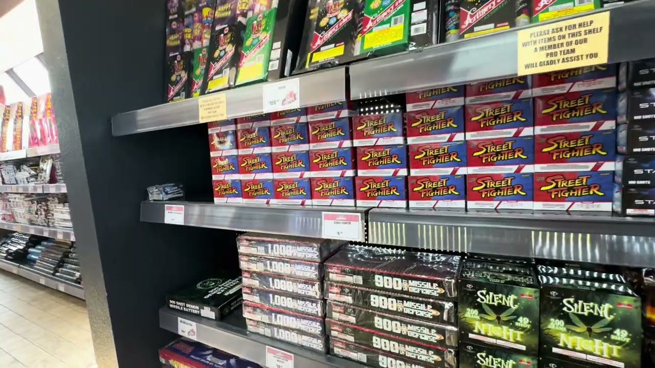 “Michigan Fried Pyro”-‘Pro Fireworks’ Store tour Grayling,Michigan
