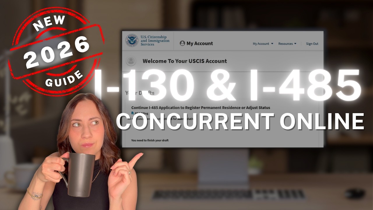 Полный пакет документов для одновременной подачи заявления AOS: I-130 и I-485 + I-765, I-131, I-6...
