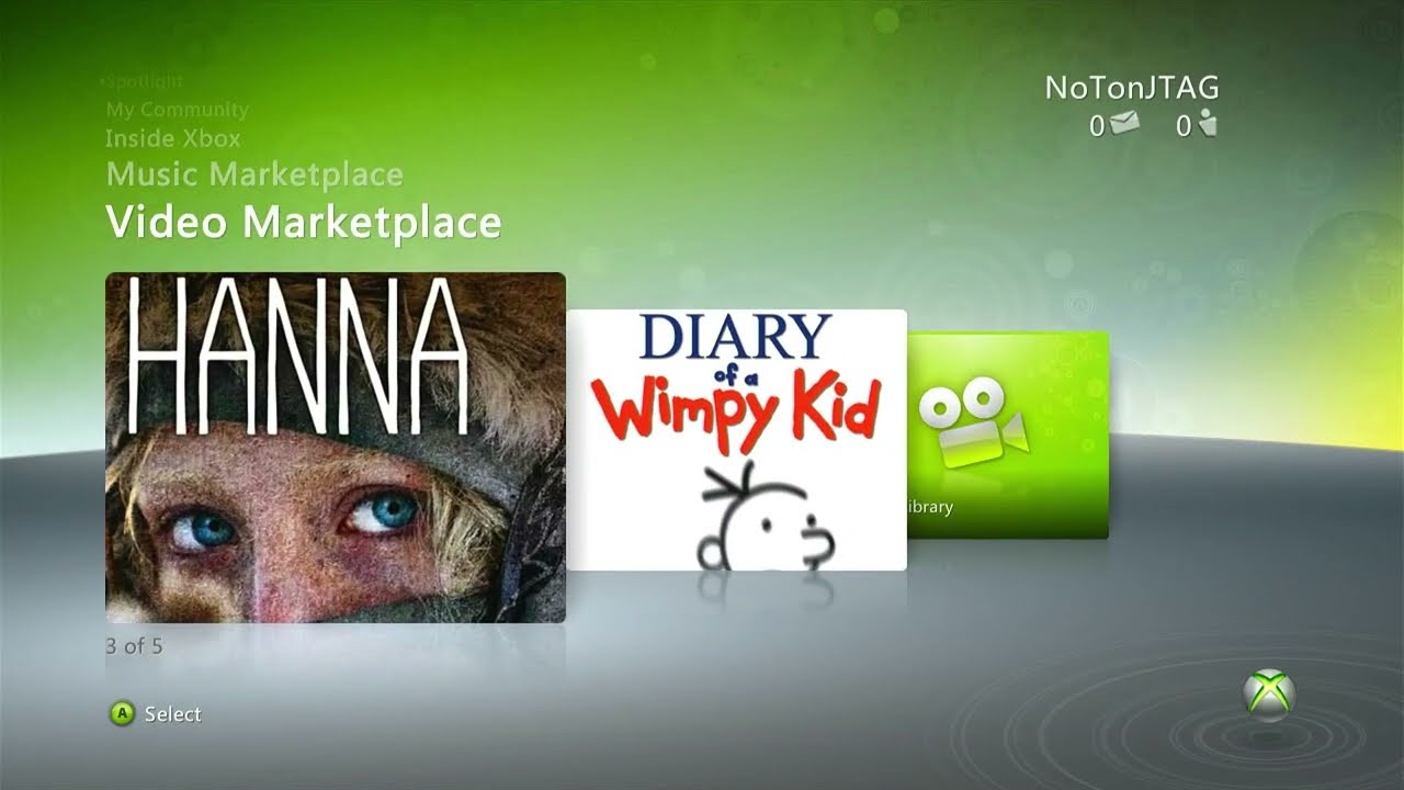 NXE Dashboard On Xbox LIVE Proto 2.0.9199