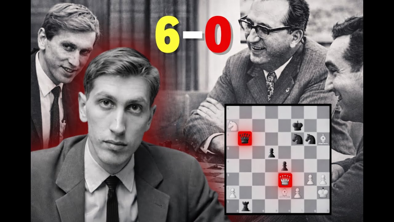 Идеальная победа Фишера со счетом 6:0: игра, которая сломила Тайманова
