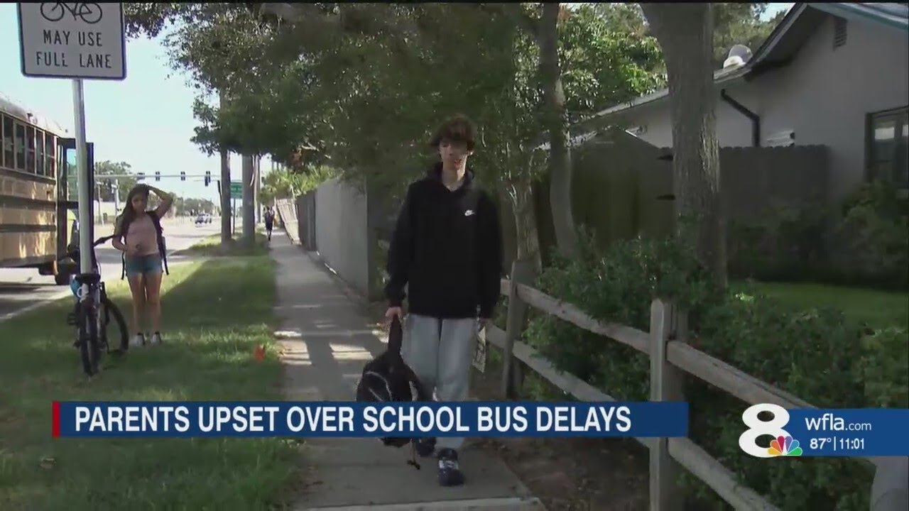 Parents upset over school bus delays