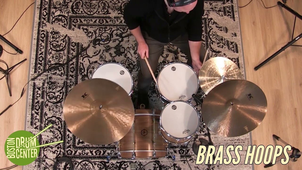 Brass vs. Steel Hoops on a Snare Drum
