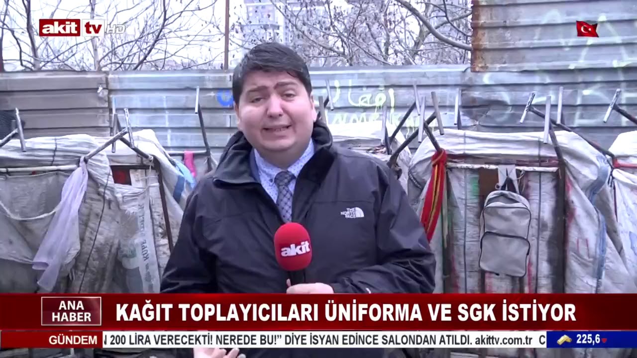 Kağıt toplayıcılara &uuml;niforma ve SGK istiyor   Akit TV