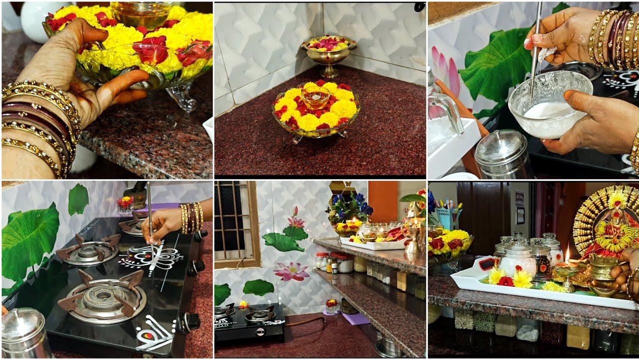 🏡🪔நம்ம கிச்சனை மகாலட்சுமி கடாட்சமாக மாத்தியாச்சு🪔🌱