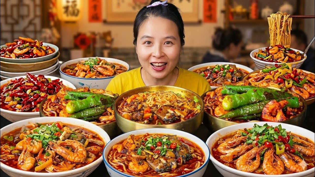 Jiangxi rice noodles, can be stir fried or made into soup noodles. For the soup noodles