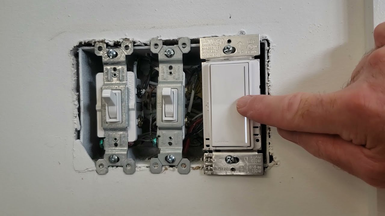 Installing & Trying the Lutron Sunnata LED Plus Dimmer Switch and Accessory Switch 3 Way Kit