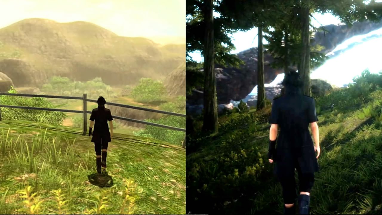 Final Fantasy XV demo comparison to Versus XIII 2011 footage