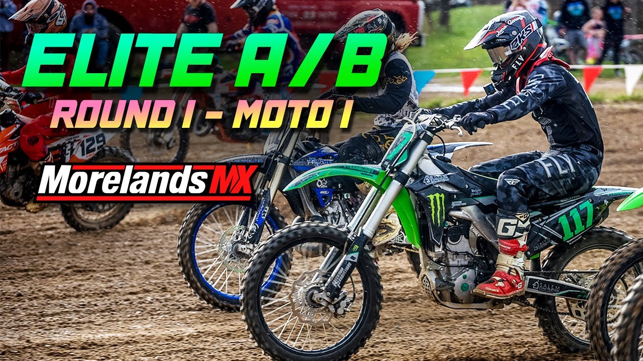 Battling On A Kawi | 2023 Morelands MX Series | Elite A/B | Round 1 Moto 1