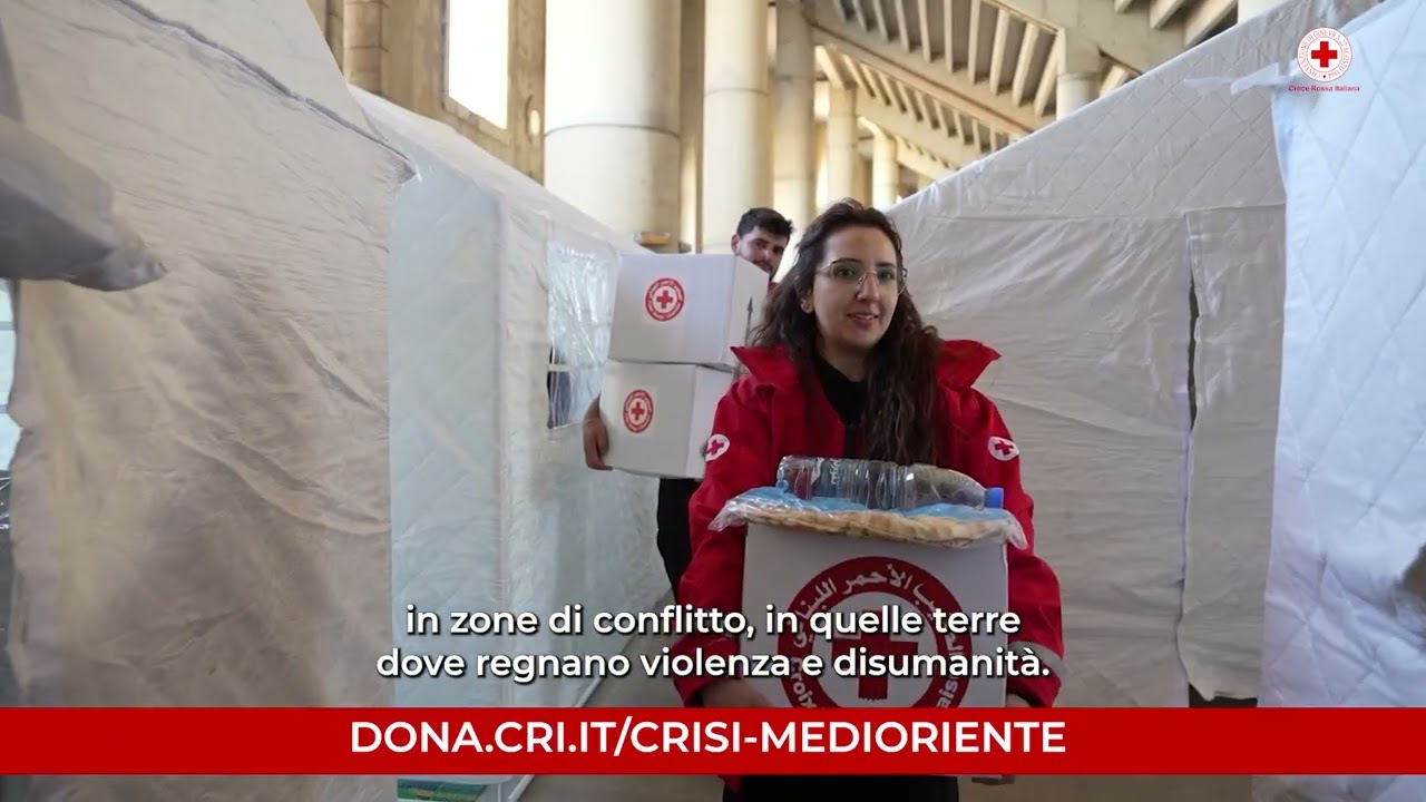 Crisi Medioriente, sostieni l'impegno della Croce Rossa