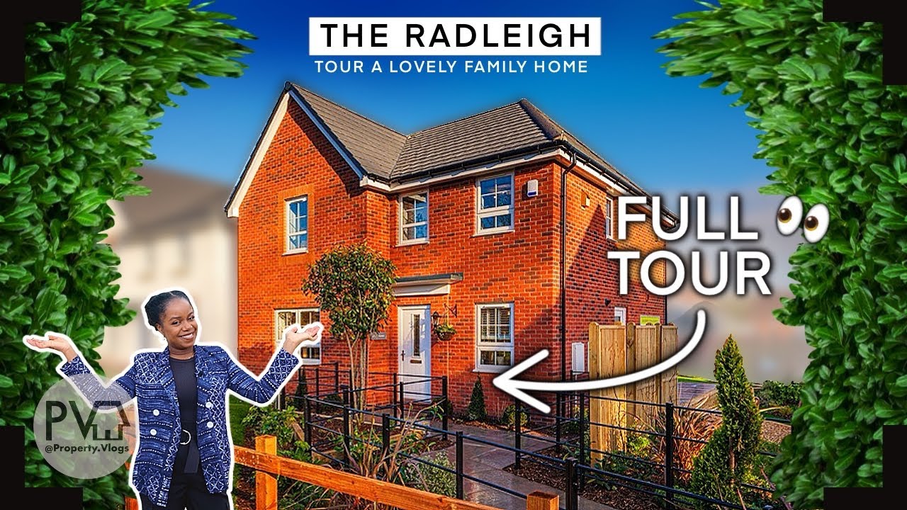HOUSE TOUR INSIDE a BEAUTIFUL 😍 4Bed New House Touring The Radleigh Barratt Homes | Property Tour