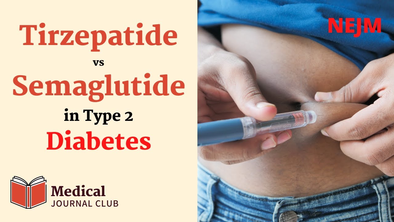 Tirzepatide versus Semaglutide in Type 2 Diabetes (SURPASS-2) | NEJM | Med Journal Club