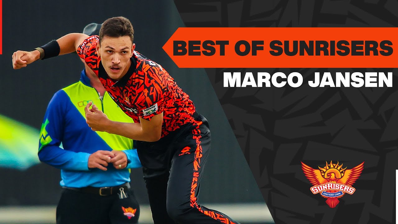 Marco Jansen&rsquo;s Fiery Wickets 🔥 | Marco Jansen | Best of Sunrisers