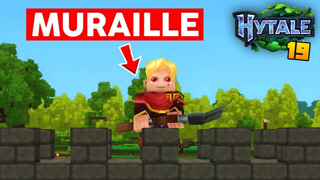 HYTALE la Construction d'une Muraille (tuto et conseil) | Hytale Gameplay !