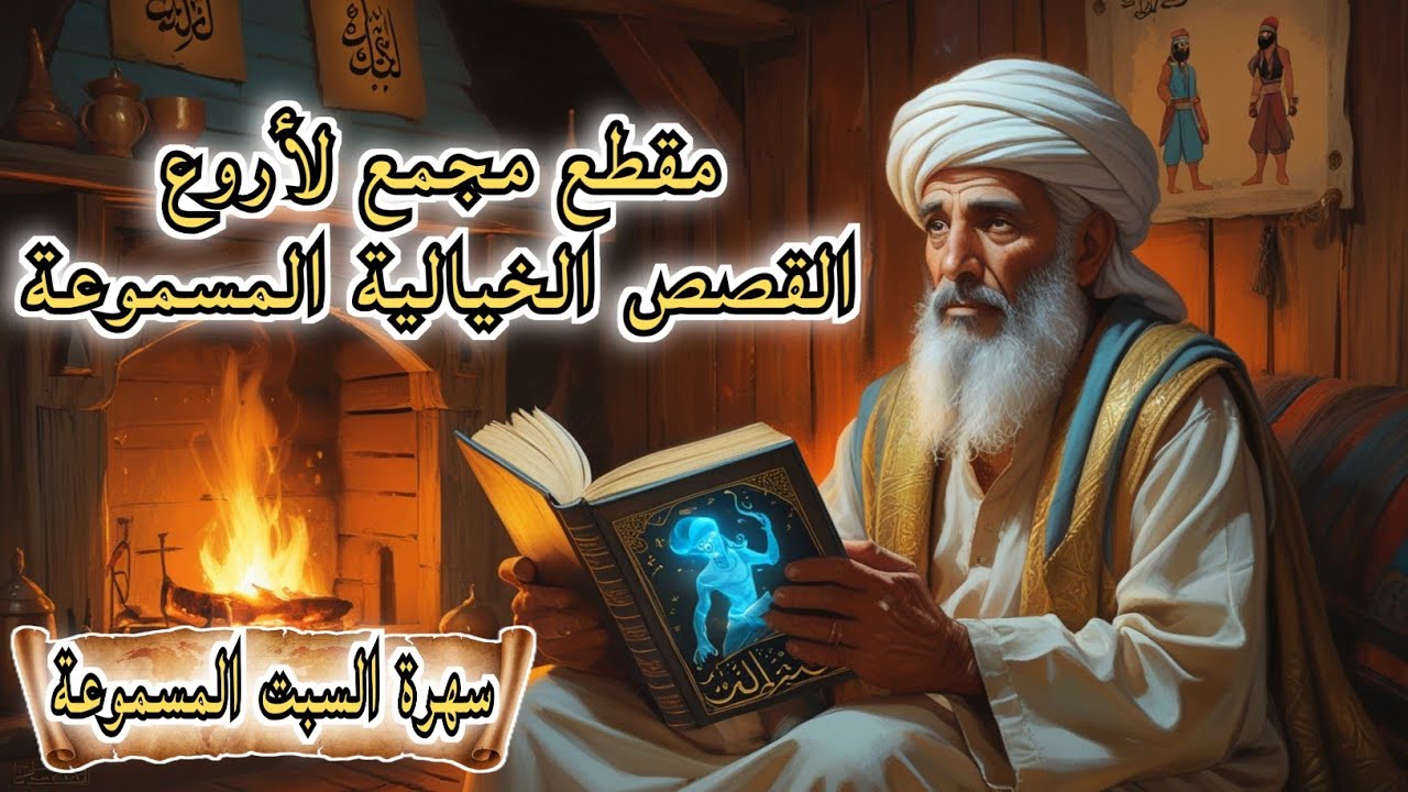 سهرة قصصية مسموعة قبل النوم مع أروع القصص المجمعة الشعبية و العالمية،صوت الحكايات