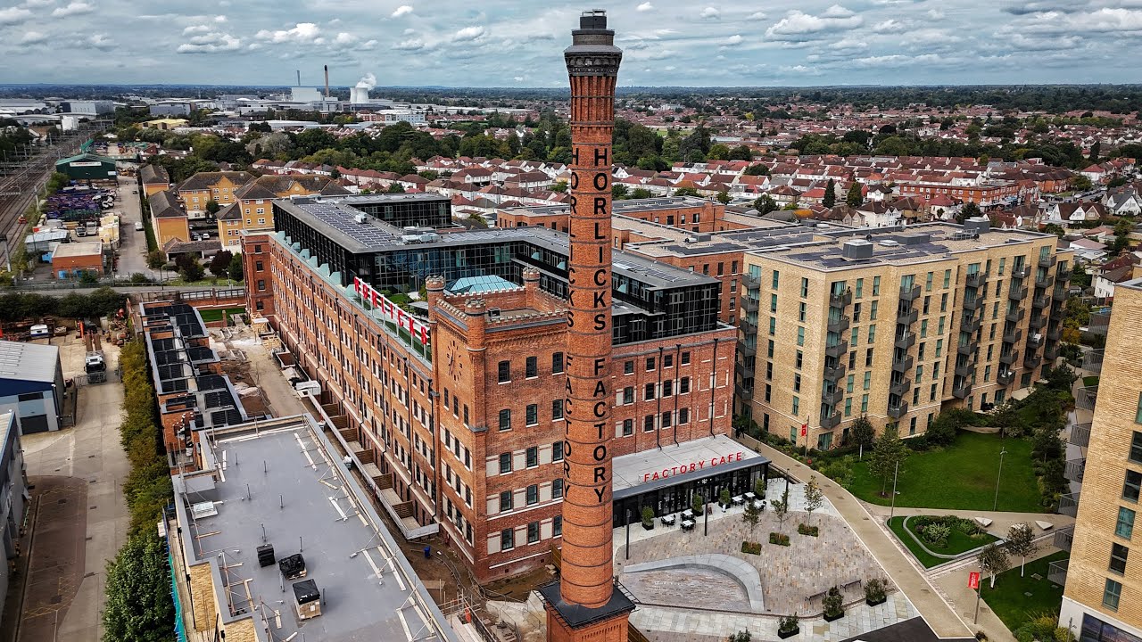 The Horlicks Factory - Slough - DJI Mini 4 Pro 4K
