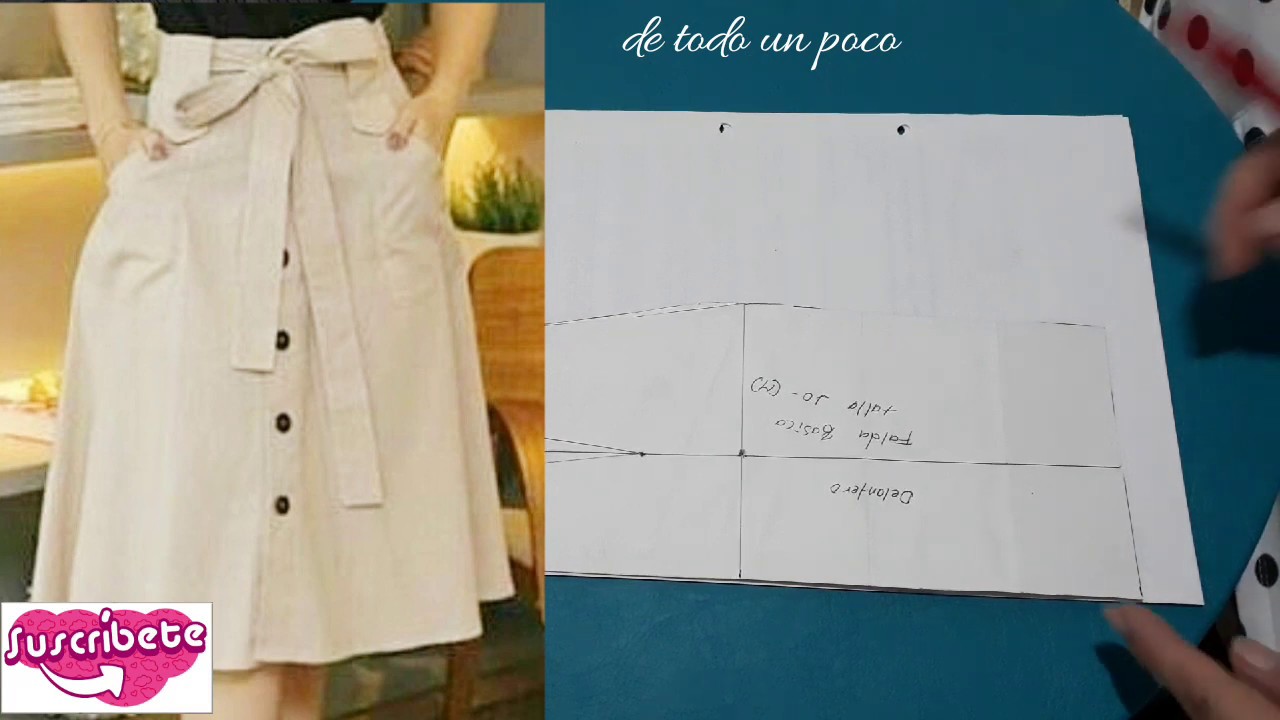 falda linea A
(skirt líne  a)