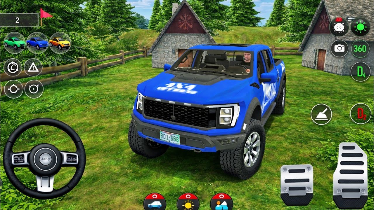4x4 Offroad Jeep Driving Simulator 3D - Drive SUV 4x4 jeep Offroad GamePlay - Android GamePlay