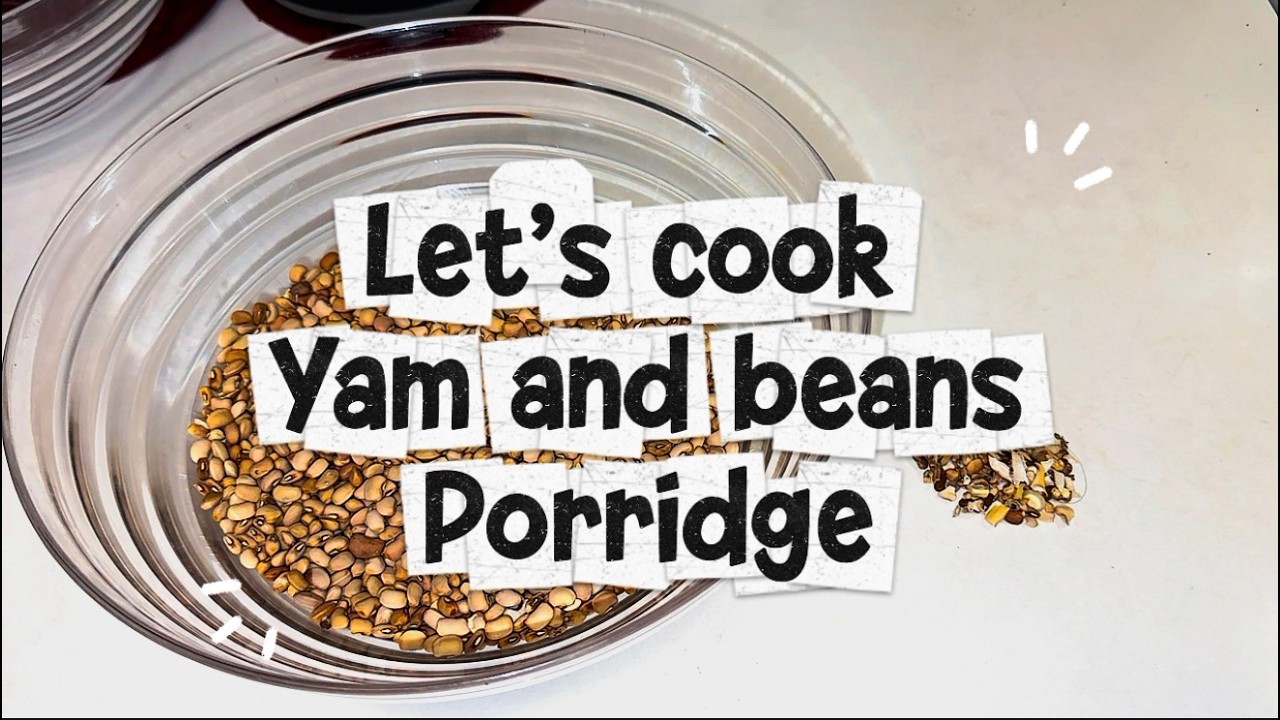 How To Cook Yam and Beans Porridge