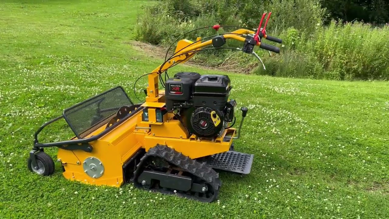 Brand New Petrol Pedestrian Track Flail mower