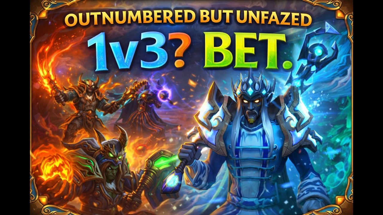 OUTNUMBERED BUT UNFAZED – Frostfire Mage 1v3 CLUTCHES | WoW Midnight Pre-Patch PvP