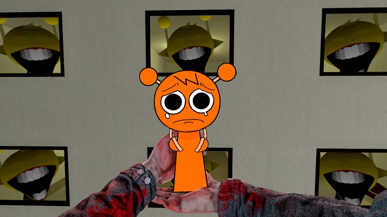 Saving Sprunki baby Oren from Full Hotel of Angry Simon
