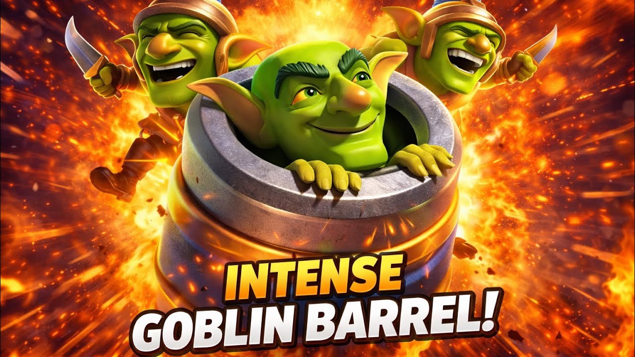 Insane Goblin Barrel Push 😱 || RoyalStrikeYT
