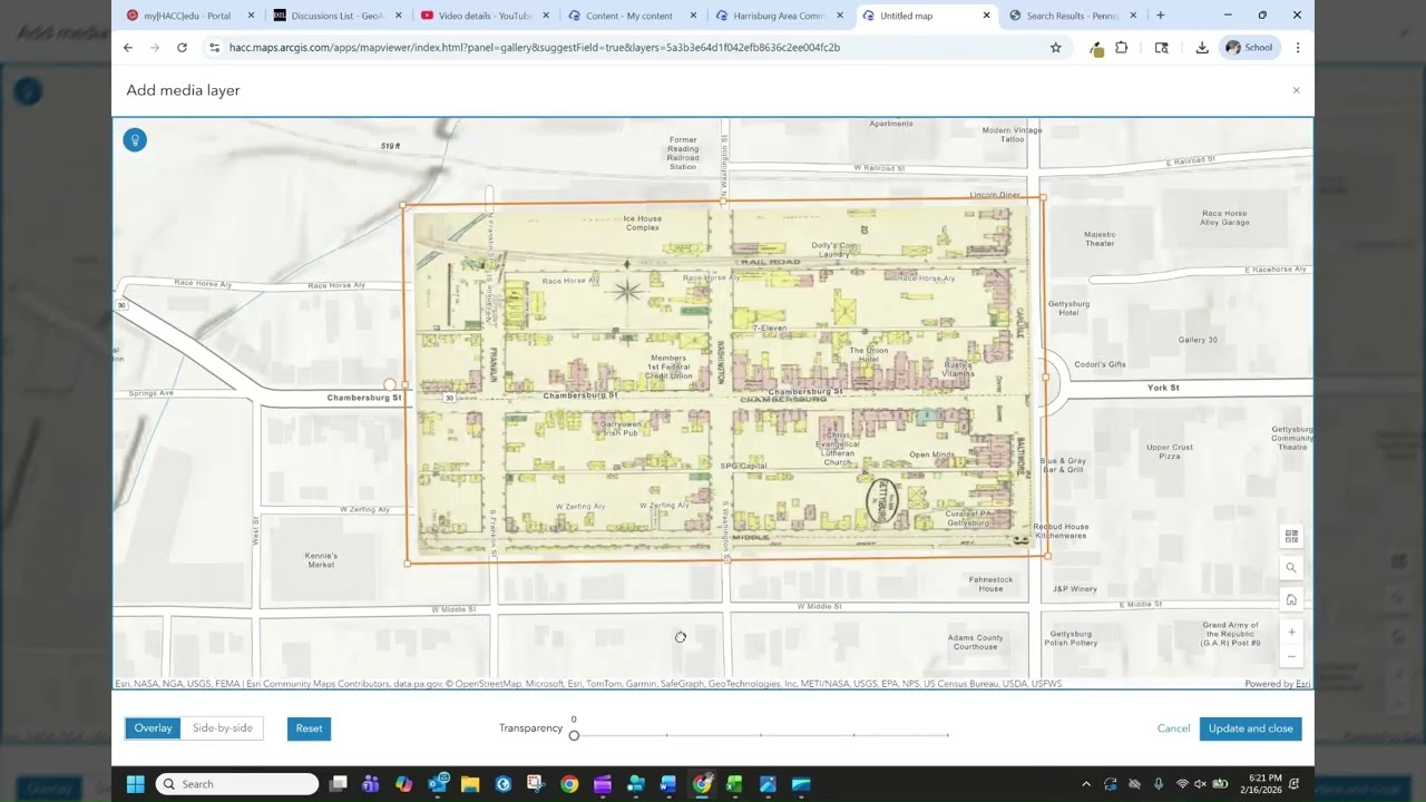 Working with Media Layers in ArcGIS Online
