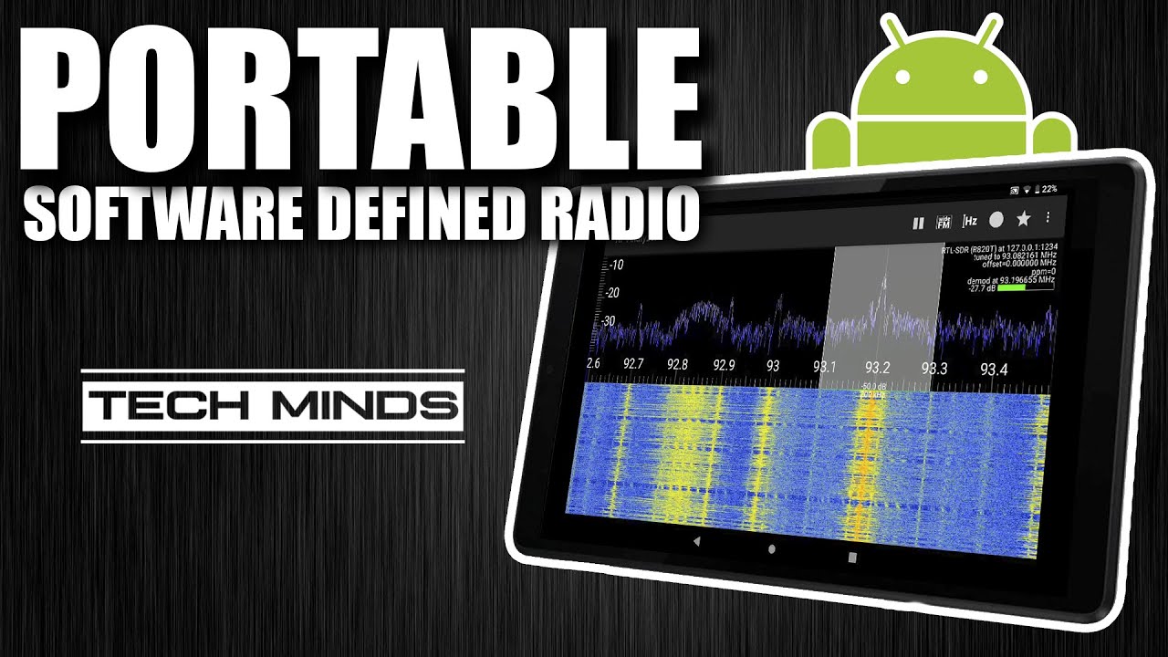 Portable RTL - SDR Software Defined Radio with Android